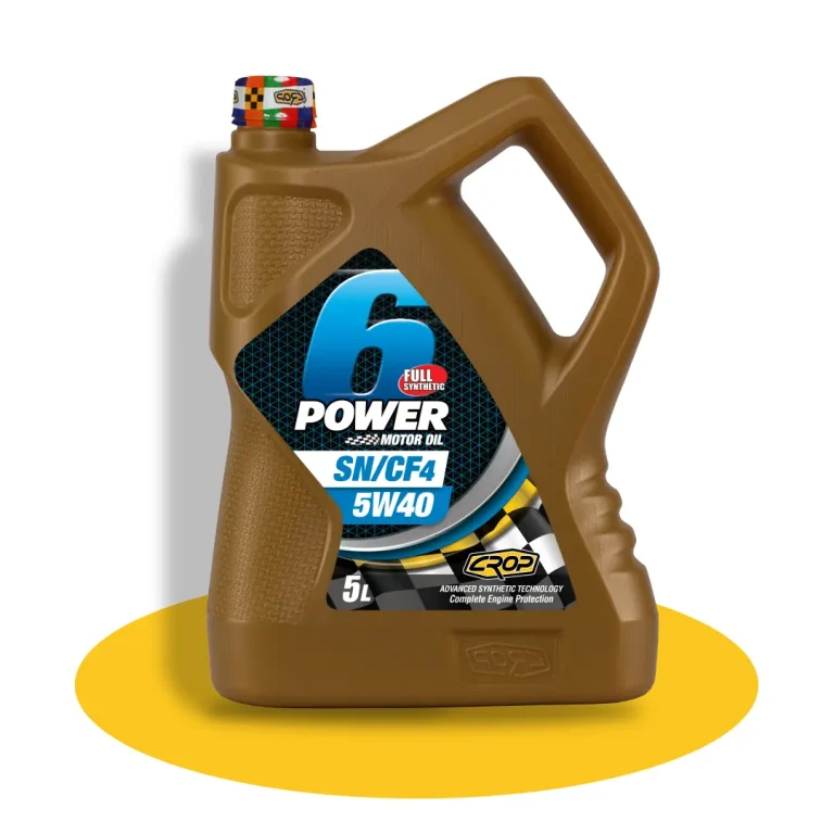 خرید عمده روغن موتور ماشین روغن موتور پاور 6 - 5 لیتری کراپ ایران