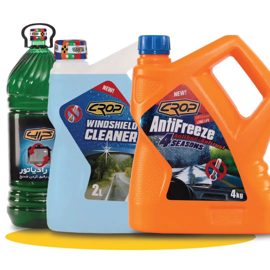 p12 پکیج 12 - ضد یخ 4 لیتری + آب رادیاتور + شیشه شوی 2 لیتری متالایز